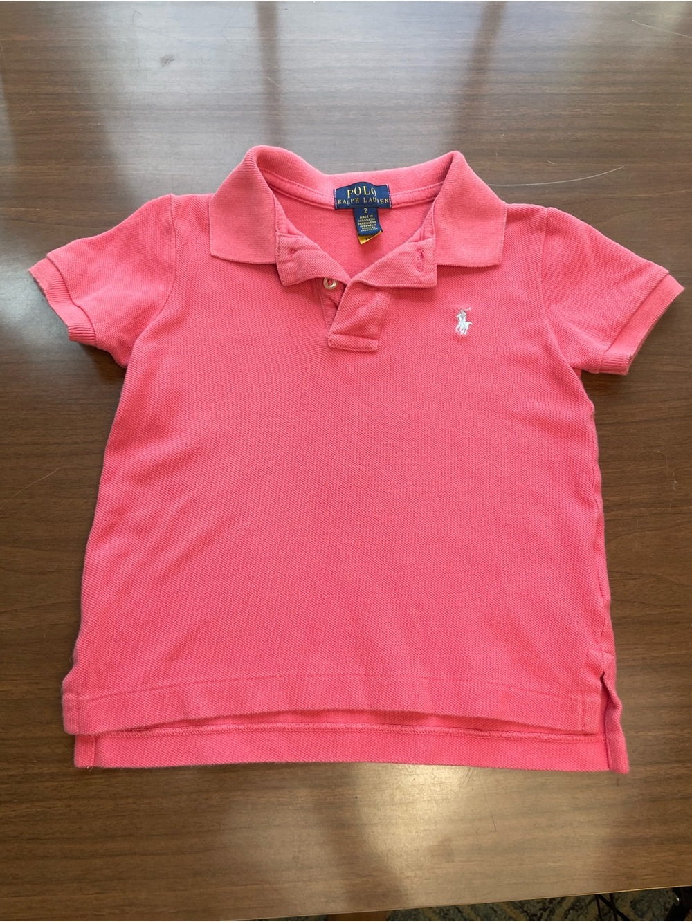 Ralph Lauren Polo Pink Short Sleeve Polo Shirt